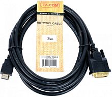 Кабель HDMI to DVI-D TVCOM LCG135E-3M
