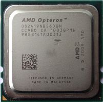 Процессор AMD Opteron 2419 (6C/6T,1.8 GHz 6 MB 2.4 GHz, 60W) Socket F Mark:2925/609