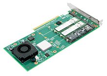 Адаптер SSD дисков M2 NVMe->PCIe x16 на 4 диска аппаратная поддержка PCI-e bifurcation