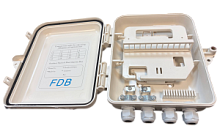 Шкаф кроссовый оптический IP66 уличный 12SC / 24LC, белый