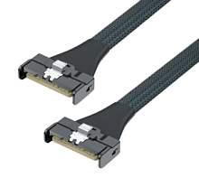 Кабель MCIO (SFF1016-8i) to MCIO (SFF1016-8i) 0.8м NVME