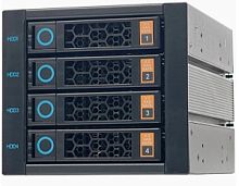 Корзина на 4 накопителя 3.5/2.5″ SSD NVMe U.2 (2xSFF8654)/4xSAS-SATA(SFF8643) поддержка PCIe 3.0/4.0