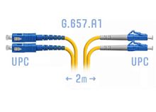 Патч-корд оптический LC-SC UPC/UPC SM Duplex 3мм --2м