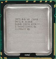 Процессор Intel Xeon L5640 (6C/12T, 12M Cache, 2.26/2.8 GHz, 5.86 GT/s Intel QPI) s1366