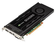 Видеокарта Nvidia Quadro K4000 3Gb GDDR5 3840x2160 1xDVI-I 2xDisplayPort PCI-e