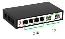 Коммутатор управляемый SKS3200M 4x 2.5GE +2x10G SFP+ !NEW! Web,Vlan