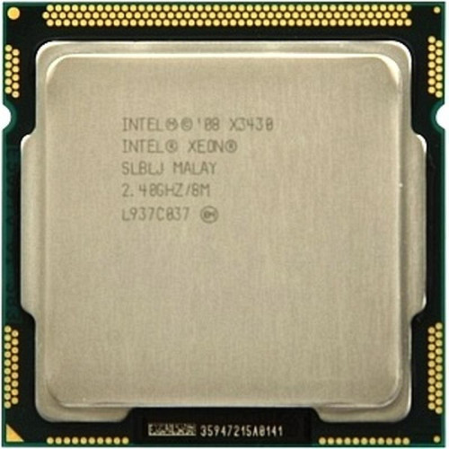 Процессор Intel Xeon X3430 (4C/4T, 2.40 GHz,8M Cache,95W) socket LGA1156 Mark:3371/966