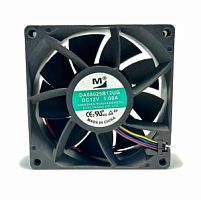 Вентилятор 80x80x25мм DC (12V / 1A / 12W), 4 Pin, DELTA (DA08025B12UG)