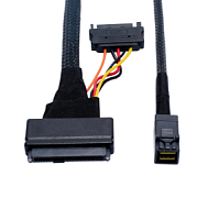 Кабель Nvme U.2  to SFF-8643 1 м. SATA-power