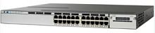 Коммутатор Cisco Catalyst WS-C3750X-24P-E L3, 24x1GE PoE 802.3at, 2x10G(Option),2x PSU Hot-Swap