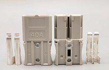 Разъем Anderson 40A sesmini  серый для АКБ к ИБП и пр.