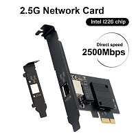 Сетевая карта Intel 226 100M/1G/2.5G ETH PCI-E x1 Low/Hi profile PCI-e 1x