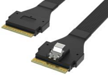 Кабель (ACD-60007-ZC) Slim SAS (SFF8654-8i) to Slim SAS (SFF8654-8i) 1м NVME