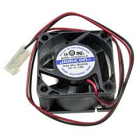 Вентилятор 40x40x20мм DC (12V / 0.13A / 1.6W), 2 Pin, 7.5Krpm, JAMICON (KF0420B1H-R) подшипник