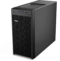 Сервер Tower Dell PowerEdge T150 4LFF fix E-2378G (8C/16T, 16Mb,2.8/5.1GHz, QPI,80W) DDR-4 ECC 4*8Gb