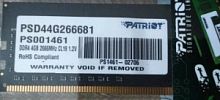 Модуль памяти SO-DIMM 4GB DDR4 PATRIOT PSD44G266681S PC21300