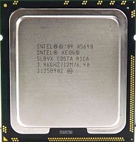 Процессор Intel Xeon X5690 (6C/12T, 3.46/3.73 GHz,12M Cache, 6.40 GT/s Intel QPI,130W) s1366 