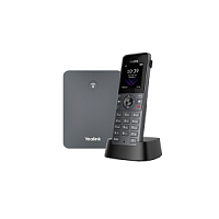 DECT-система Yealink W74P (база W70B+трубка W74H) до 10 SIP-аккаунтов, до10 трубок, до 20 вызовов