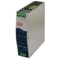 Блок питания на DIN-рейку AC-DC (48V / 1.6A / 76W) Mean Well (SDR-75-48)