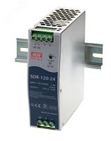 Блок питания на DIN-рейку AC-DC (24V / 5A / 120W) Mean Well (SDR-120-24)