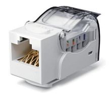 Модуль-вставка C269-C типа Keystone, Кат.6, 250МГц, RJ45/8P8C, 110/KRONE, T568A/B, неэкран