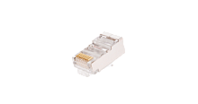 Коннектор NIKOMAX RJ45/8P8C под витую пару, Кат.6 (Класс E), 250МГц, покрытие 50мкд, экранированный