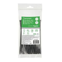 Стяжка кабельная 150x3.6 Syteme Electric набор 100 шт, черная IMT15036B