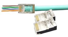 Hyperline PLEZ-8P8C-U-C5-SH-100 Разъем легкой оконцовки RJ-45 (8P8C) под витую пару, категория 5e (5