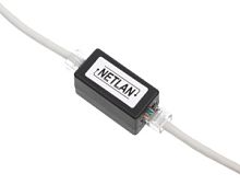 Кабельный соединитель NETLAN RJ45-RJ45 (8P8C), Кат.5e , неэкранированный, черный