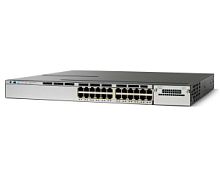 Коммутатор Cisco Catalyst WS-C3750X-24P-S L3, 24x1GE PoE 802.3at,(4x1G SFP / 2x10G),2x PSU Hot-Swap