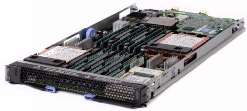 Сервер лезвие IBM BladeCenter HS22V(7871-H4J) dual socket 1366