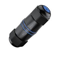 Кабельный соединитель M220 IP68 RJ45-RJ45 (8P8C), Кат.6 , экранированный, черный