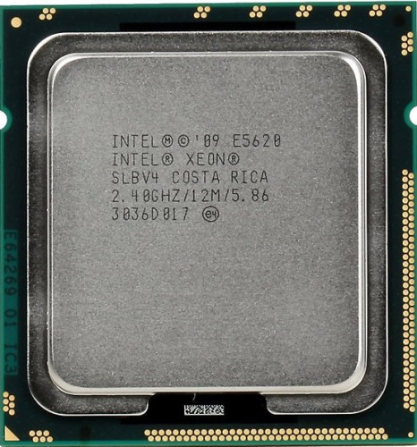 Процессор Intel Xeon E5620 (4C/8T, 12M Cache, 2.40/2.66 GHz, 5.86 GT/s) s1366