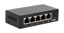 Коммутатор неуправляемый NETLAN (NLS-125P) 5x10/100/1000 RJ45, 4xPoE (af/at) 48W