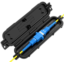 Муфта оптическая для защиты соединения, розетка SC/LC IP55