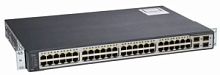 Коммутатор Cisco Catalyst WS-C3750V2-48PS-S Layer 3, 48 портов 10/100BaseT(PoE). +4SFP 1Gbit