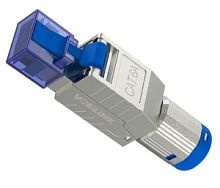 Коннектор RJ45/8P8C под витую пару, Кат.6А 10GB KJ19-6A (экранированный) безинструментальный 