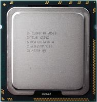 Процессор Intel Xeon W3520 (4C/8T, 8M Cache, 2.66/2.93 GHz, 4.80 GT/s Intel QPI) s1366