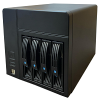 СХД FreeNAS Mini-Tower NAS-4 (4LFF/i3-4130 3.4GHz/8GB/16GB M.2, Black, PWM Fan, +PSU)
