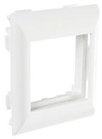 100007S Суппорт с рамкой на 1 пост (45х45) в профиль для кабельных каналов SPL 100х50,105х50, 1/10 100007S Суппорт с рамкой на 1 пост (45х45) в профиль для кабельных каналов SPL 100х50,105х50, 1/10