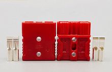 Разъем Anderson 30A sesmini  красный для АКБ к ИБП и пр.