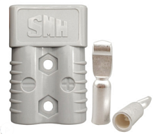 Разъем Anderson 175A серый (Контакты:сечение провода до 33мм2) для подключения АКБ к ИБП и пр.