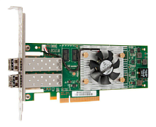 Контроллер Qlogic QLE2672 16G Dual Port FC HBA, x4 PCIe, LC multi-mode optic