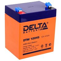 Аккумуляторная  батарея Delta DTM 12045 12V 4.5 Ач свинцово-кислотная UPS-series