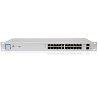 Коммутатор управляемый Ubiquiti UniFi Switch US-24-250W POE 24x 10/100/1000 Mbit ETH +2SFP