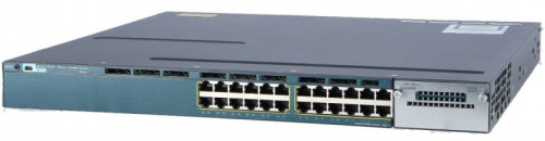 Коммутатор Cisco Catalyst WS-C3560X-24P-S  L3, 24x1GE POE,(4xSFP,2x10G Option),2x PSU HotSwap(1x350W