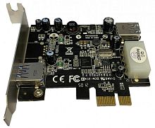 Контроллер Sunrich U-720 USB.3.0 Power MOLEX PCIe x1 Low Profile