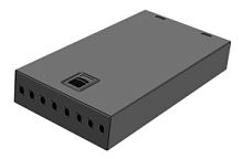 Шкаф кроссовый оптический настенный 8FC / 8ST, до 24 КДЗС, чёрный