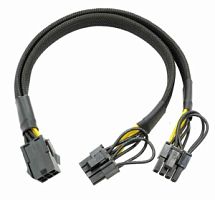 Переходник питания 1x6 PIN -> 2x6/8 PIN 30см