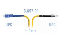Патч-корд оптический SC-ST UPC/UPC SM Simplex --1 м
